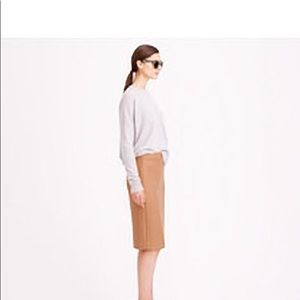 J Crew No. 2 Wool Camel Pencil Skirt - Like New!